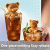 Two Sizes Of Bear Ice Cube Molds, Silicone Bear Ice Cube Molds, Ice Ball Mold Suitable For Milk Tea And Coffee, Ice-Tray