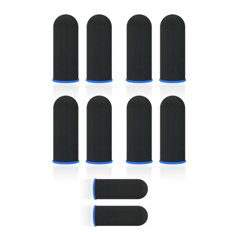 5 Pairs Finger Sleeves Thumb Fingertip Cover Breathable Anti Slip Finger Gloves for Mobile Games Sweatproof Thumb Sleeve