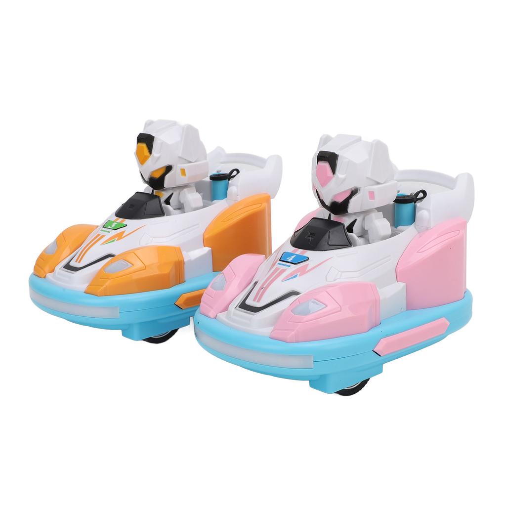 Remote Control Bumper Car with Spray Mist Light Robot 2.4GHz Parent Child Toy Drift RC Battle Race