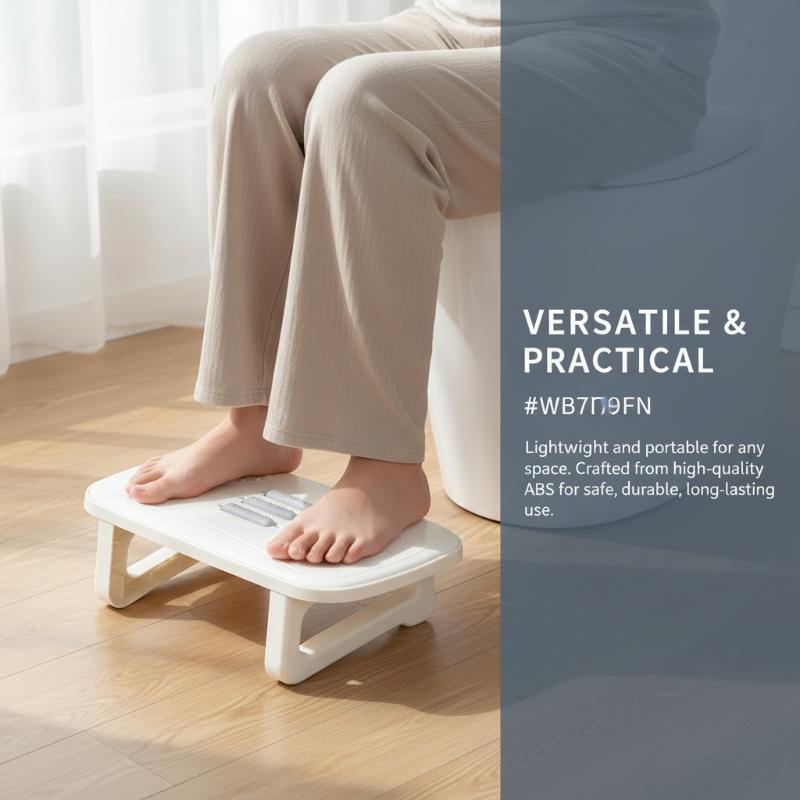 Tragbarkeit Fußstütze Unter dem Schreibtisch Fußstütze Ergonomischer Fußhocker Mit Massagerollen Fußstütze Für Heimarbeitsplatz Arbeit Schneller Versand