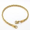 2026 European, American and Cuban Hip Hop Hiphop Trendy Men's Thin Bracelets Niche Men's Non-fading Twist Chain Jewelry