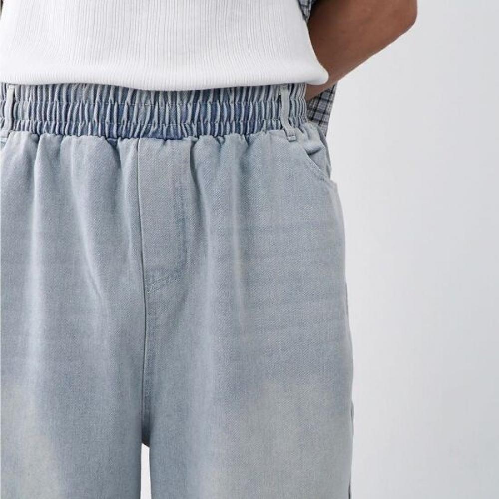 Onl Men Track 7 8 Denim Bermuda Shorts