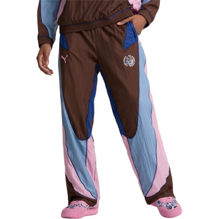PUMA Hoops x KidSuper Track Pants 'Chestnut Brown' Men's 627855-01