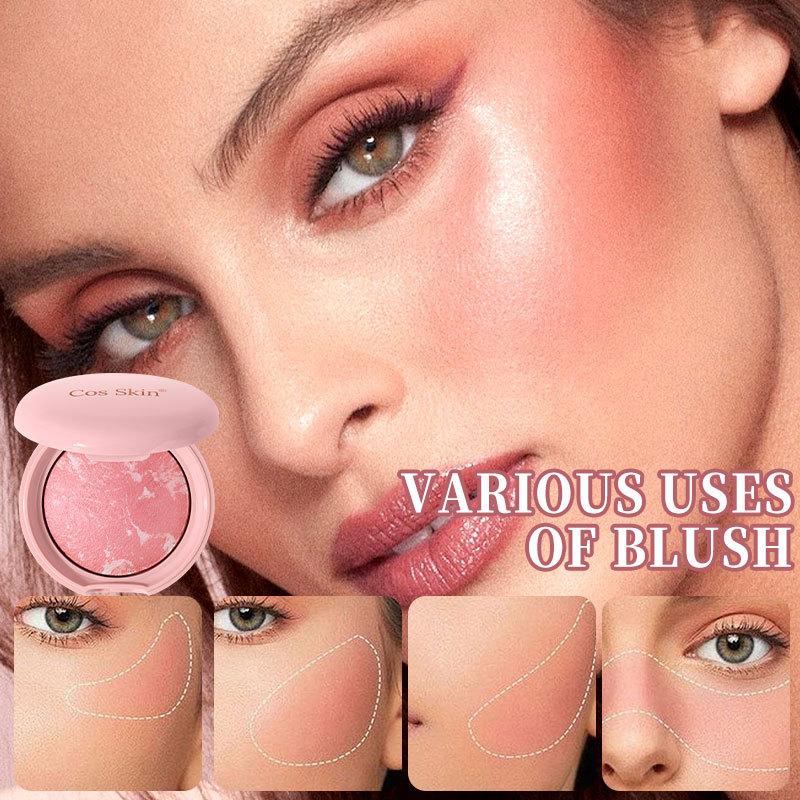 CosSkin Baked Blush Natural Pigment Long-Lasting Matte Face Blush