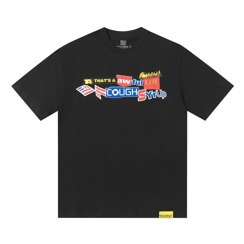 Premium 100% Cotton Crew Neck Short Sleeve T-Shirt Men Loose Fit Casual Print Tee 2025