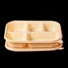 Liangdao 1150ml 5-Compartment Degradable Disposable Meal Box