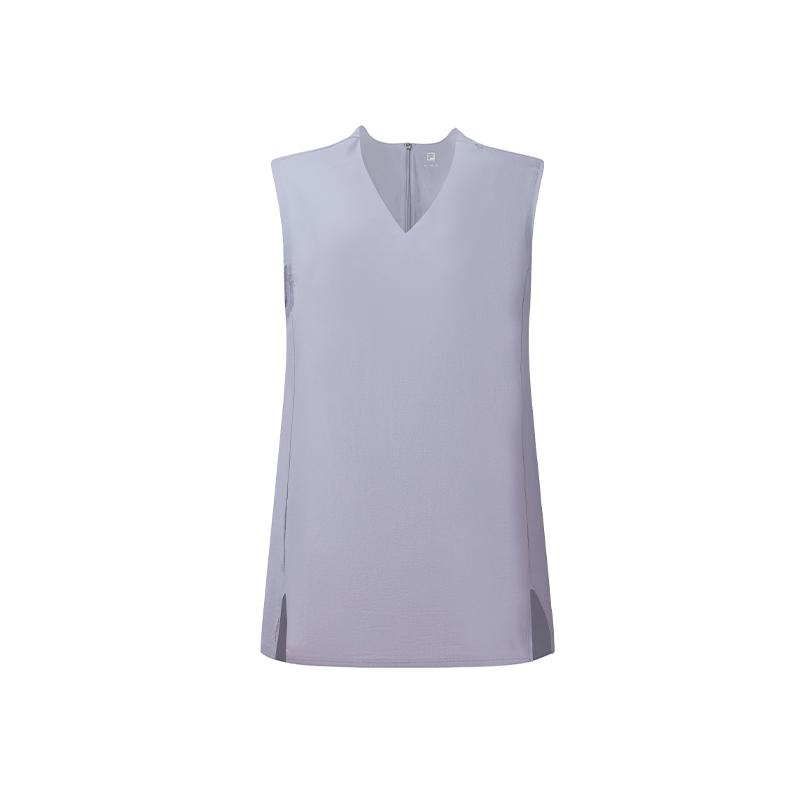 FILA Urban Explore Simple Comfortable Versatile Tank Top Women tops Light-Gray Purple A11W638108FPU