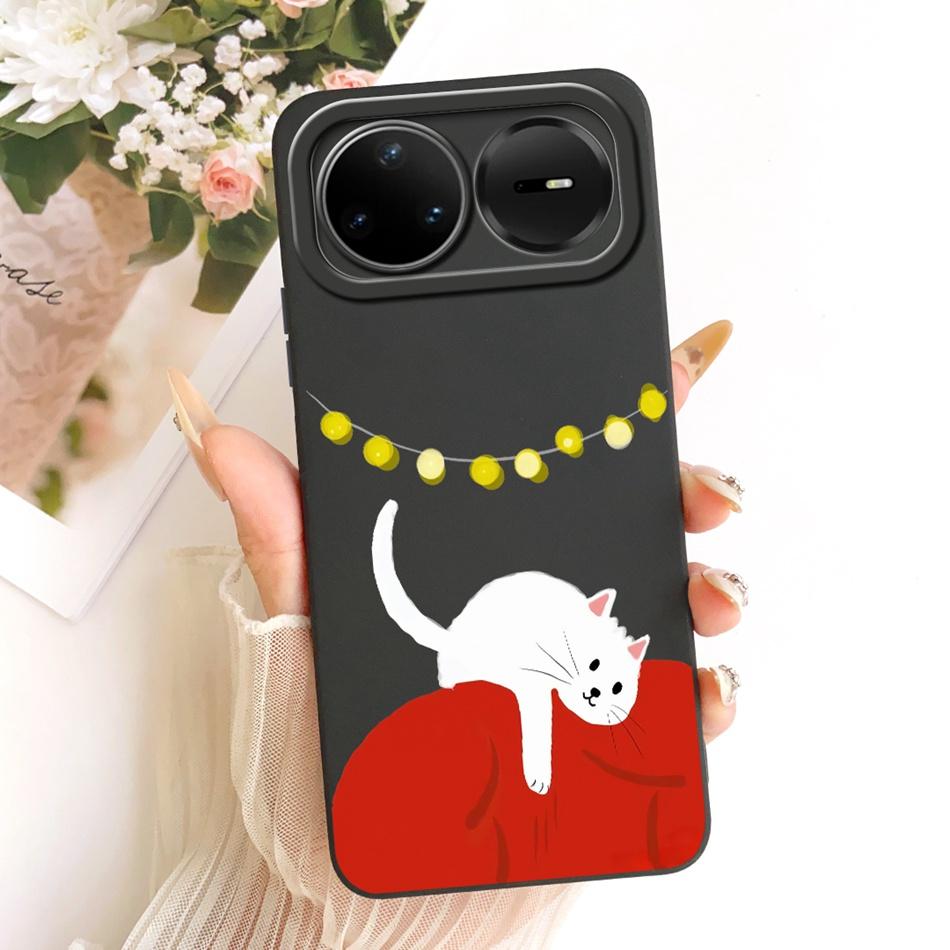 For Huawei Nova 15 Pro 15 15Ultra 2026 Cute Cat Flower Cartoon Phone Case For Huawei Nova15 15Pro Soft Silicone Covers Bumpers