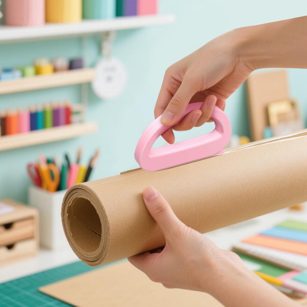 Ended Wrapping Paper Cutter, Sliding Gift Wrap Cutter For Wrapping, Paper Cutting Tool For Christmas, Holidays, And Birthdays