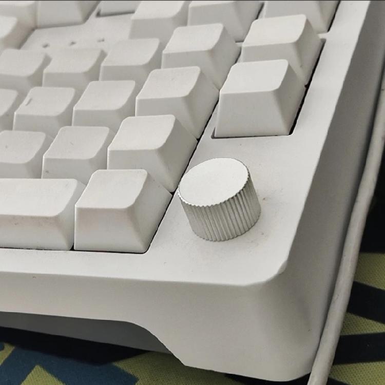 Ergonomic Metal Rotary Knob For PC Mechanical Keyboards D Shaft Half Shaft Aluminum Precise Tactile Adjustment