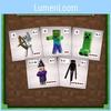 Minecraft Tabletop Game For Children Crafted From Paper With Educational Play Components