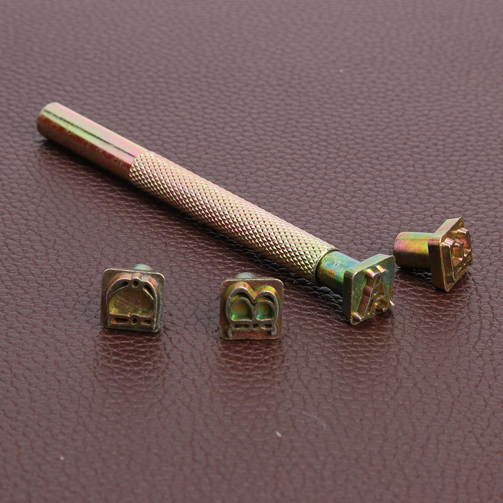 26 Letters Stamps Set  Marking Symbol English Leather Punching Zinc Alloy Set Tools Craft for Stamping Decor