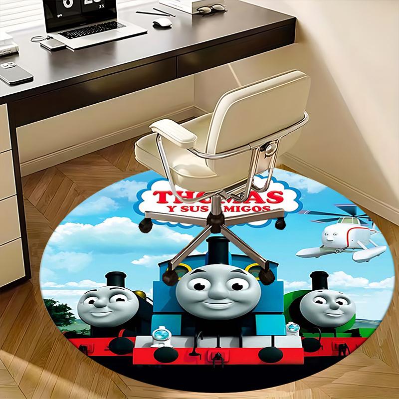 Thomas,Friends Chair Mat Round Rug Office Carpet, Non Slip, Suitable for Living Rooms, Bedrooms Decor.1205186a