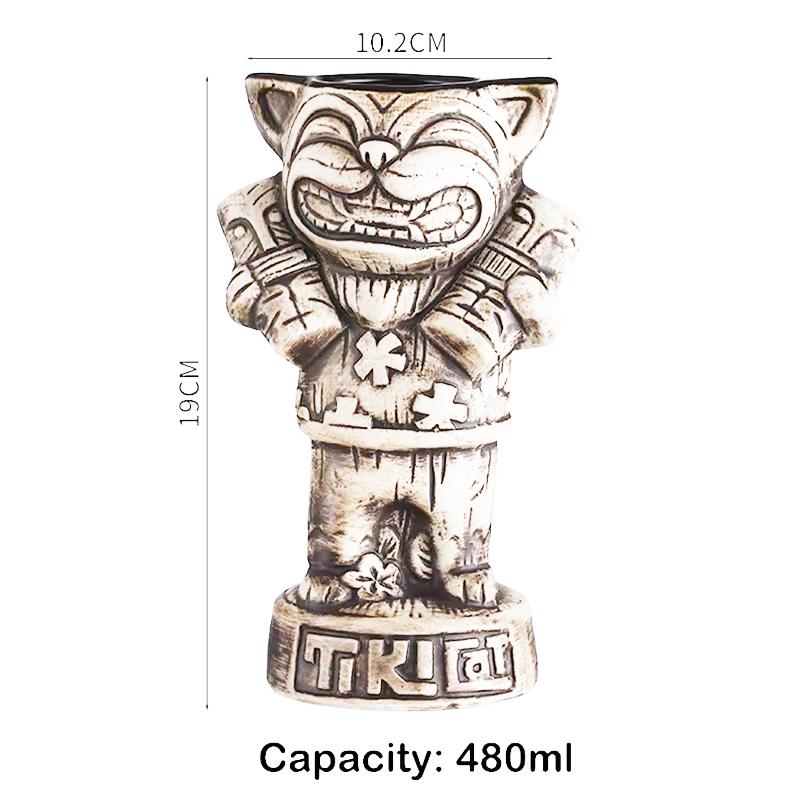 Tiki Mug Tiki Tumblers Ceramic Hawaiian Party Mugs Glasses