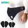 Lefeke Adjustable Adult Hernia Belt with 2 Removable Pads Inflatable Groin Support for Men Inguinal Relief
