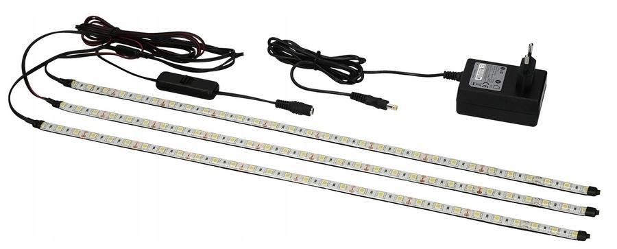 Oświetlenie podszafkowe led do szafy listwa lampa led do witryn garderoby