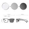Vintage Women Pochromic Glasses Men Unisex Outdoor Ultralight Color Changing Myopia New Fashion Square Sunglasses 0-1.0-4.0