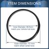 UXCELL 4 pcs Car Hub Centric Rings Plastic Wheel Bore Center OD 73.1 72.6 74.1 to ID 57.1 64.1 54.1 66.1 mm
