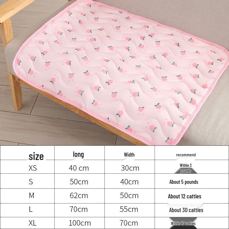Ice Silk Cooling Dog & Cat Mat - Bed for Medium & Small Pets