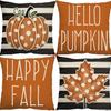 Halloween Pumpkin Letters Pushing Cover New Style Pushing Pillow Cover Pumpkin Festival Cushion Backrest Cover
