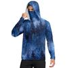 Men's Shirt With Mask Lightweight Long Sleeve Hooded Hiking Fishing Performance