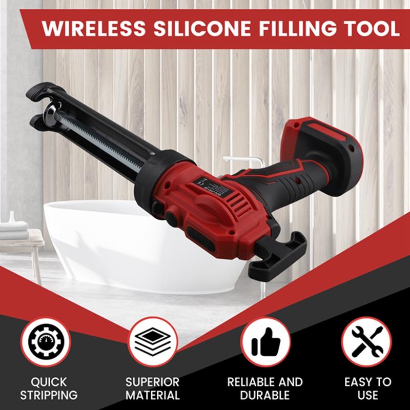 A96I-Electric Caulking Tool For 18V 21V Battery Cement Glass Adhesive Glue Seal Sealant Tool (No Battery)