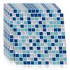 3D Square Wall Decal Sticker Self Adhesive Mosaic Tiles DIY Kitchen Bathroom Home Wall Backsplash Decoration