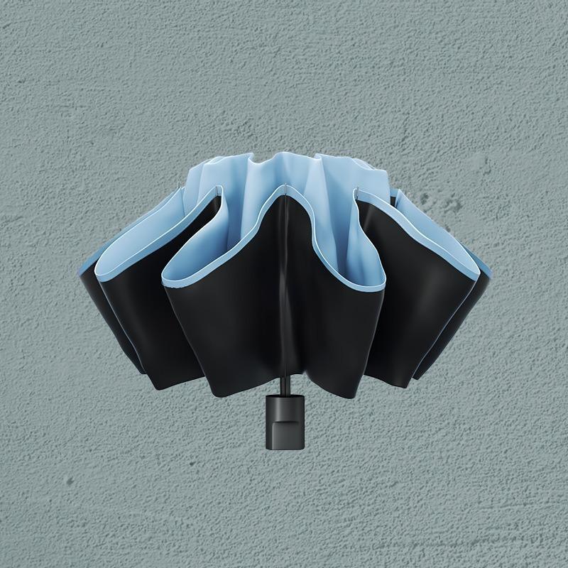 Automated 24-Bone Folding Umbrella, High-Grade Men's Dual-Use for Sun and Rain