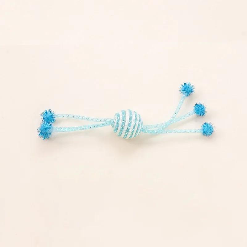 3pc Cat Toy Wool Ball Interactive Cat Toy Sticks Toys for Cats Paw Grinder Bite-resistant Cats Toys Kitten Scratcher Pet Product