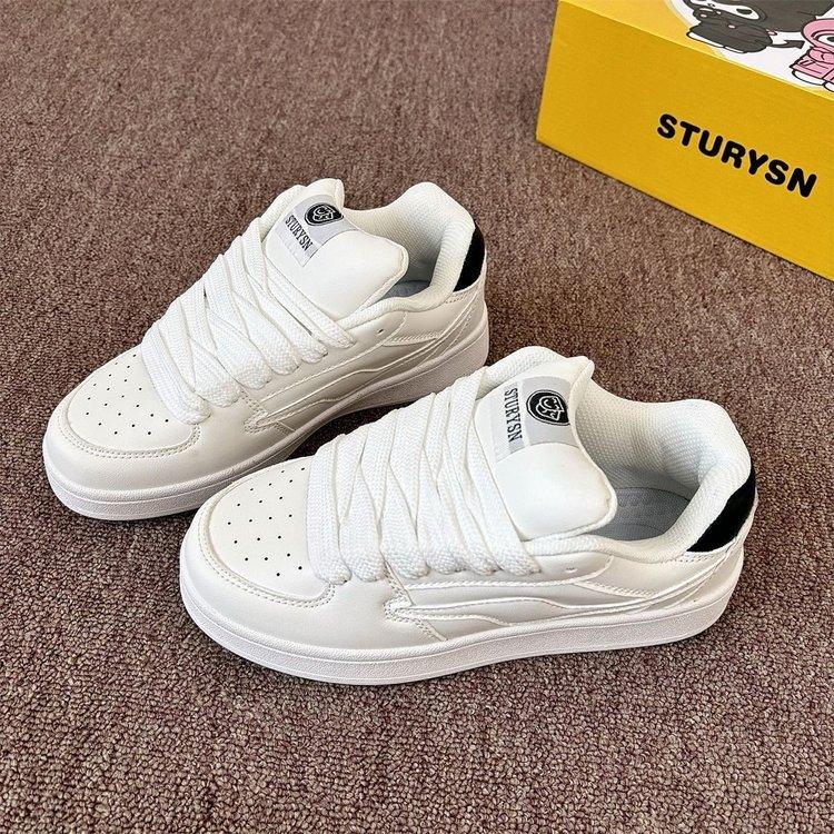 

Spring new original thick-soled tide niche bread shoes sports and leisure board shoes size 35