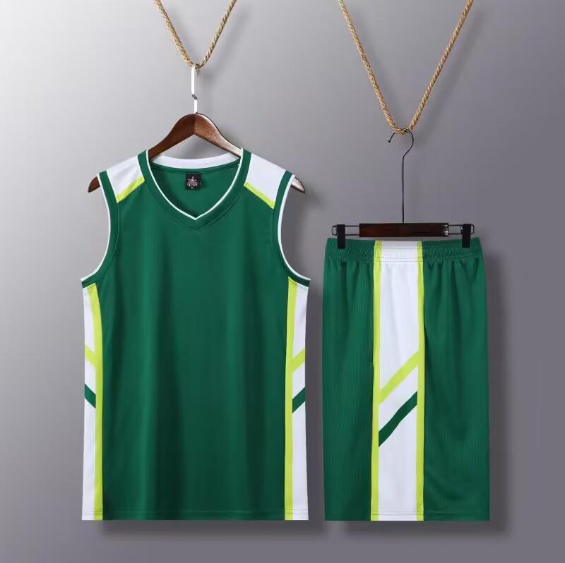 Men's Ultra-Fast Drying Basketball Jersey with Custom Numbers - Student Team Uniform Set