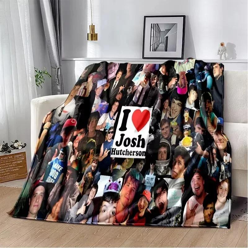 Handsome Star JJosh Hutcherson Soft Flannel Throw Blanket for Bed Home Picnic Comfortable Cozy Blanket for Kids and Adults