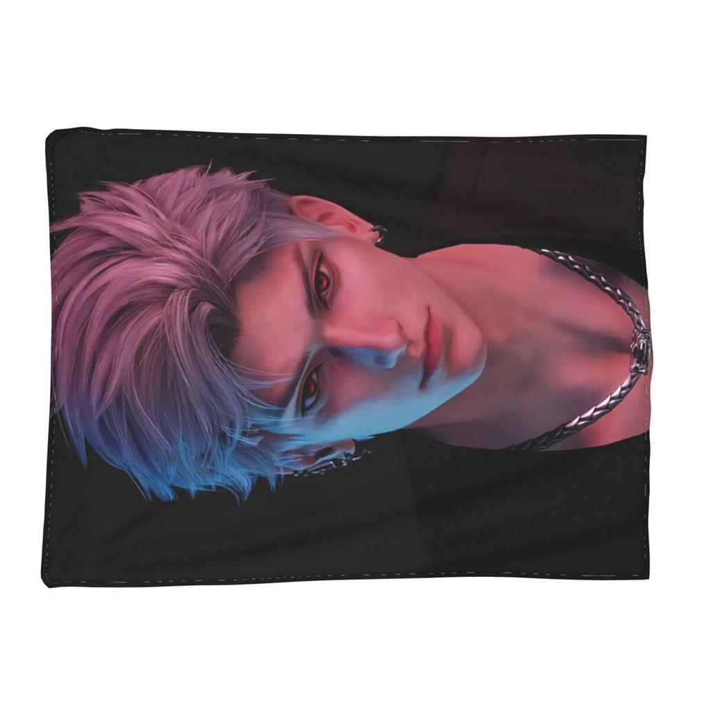 Sylus Style Love And Deepspace Blanket Soft Warm Flannel Throw Blanket Plush for Bed Living Room Picnic Travel Home Sofa