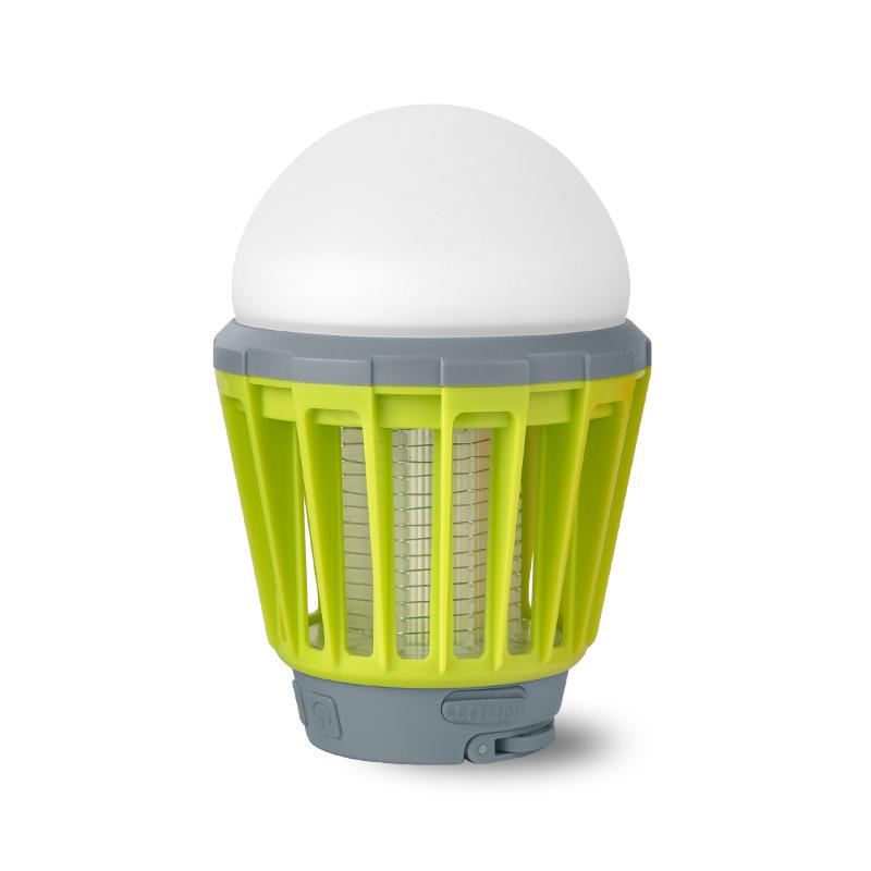 Emergency Solar Light Outdoor Waterproof Camping Lamp Rechargeable Mosquito Killer Bug Zapper Light Indoor Silent Repellent Lamp