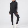 Autumn Scrunch Gym Jumpsuit Women's Fitness Suit Long Sleeve and Long Pant Sports Overalls for Woman Tracksuit Yoga Clothing Zipper Workout Sportswear