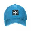 Ritter des Hospitals Kreuz Flagge Baseballkappe Lustige Hüte Schirmmütze für Unisex Sportkappe Symbol Unisex Hüte Damen