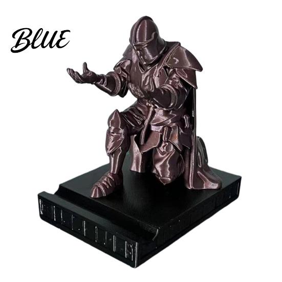 Ninja Desk Armor Warrior Knight Holder Pen Decor Kneeling 3D Printed Desktop Decoration Organizer Executive Rest for Office