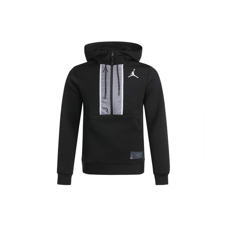 Jordan Sweatshirts Men's Black Hooded Moderate Regular CK6454-010