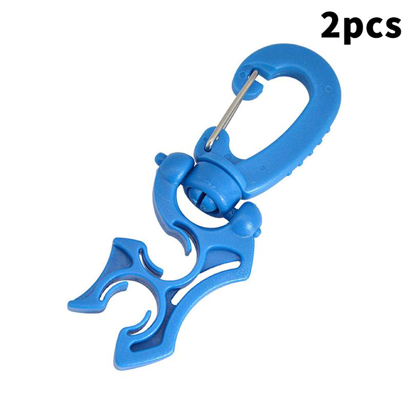  BCD Hose Retainer Clip for Double Hoses Secure Attachment Clip Lightweight Strong for Snorkeling and Diving