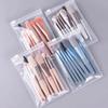 8pcs Makeup Brush Set for Face Loose Powder Blush Concealer Eyeshadow Radiant Look for Christmas Parties Travel-Friendly Design
