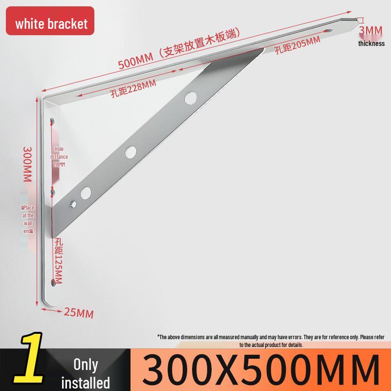 Robuste dreieckige Wandhalterung für Holzwände