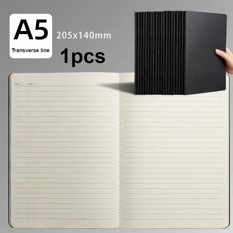 Notebook A5 Kraft Cover Vintage Diary Blank/grid/lined Stationery Planner Writing Paper for Students School Office Supplies