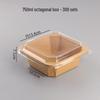 Kraft Paper Octagonal Takeout Containers