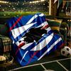Sam-pdoria Team Wappen Decke Leicht Ideal Bettdecke Perfekt für Reisen, Camping, Wohnzimmer, Büros, Sofas, Fan Weihnachtsgeschenk