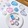Hand Pinching Transparent Squeeze Toy Ice Pressure Ball Toy Cat Paw Mini Mochi Mini Mochi Ice Block