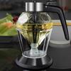 Clear  Shaped Honey Dispenser Glass Syrup Dispenser Practical Oil Dripper  Kitchen Gadgets