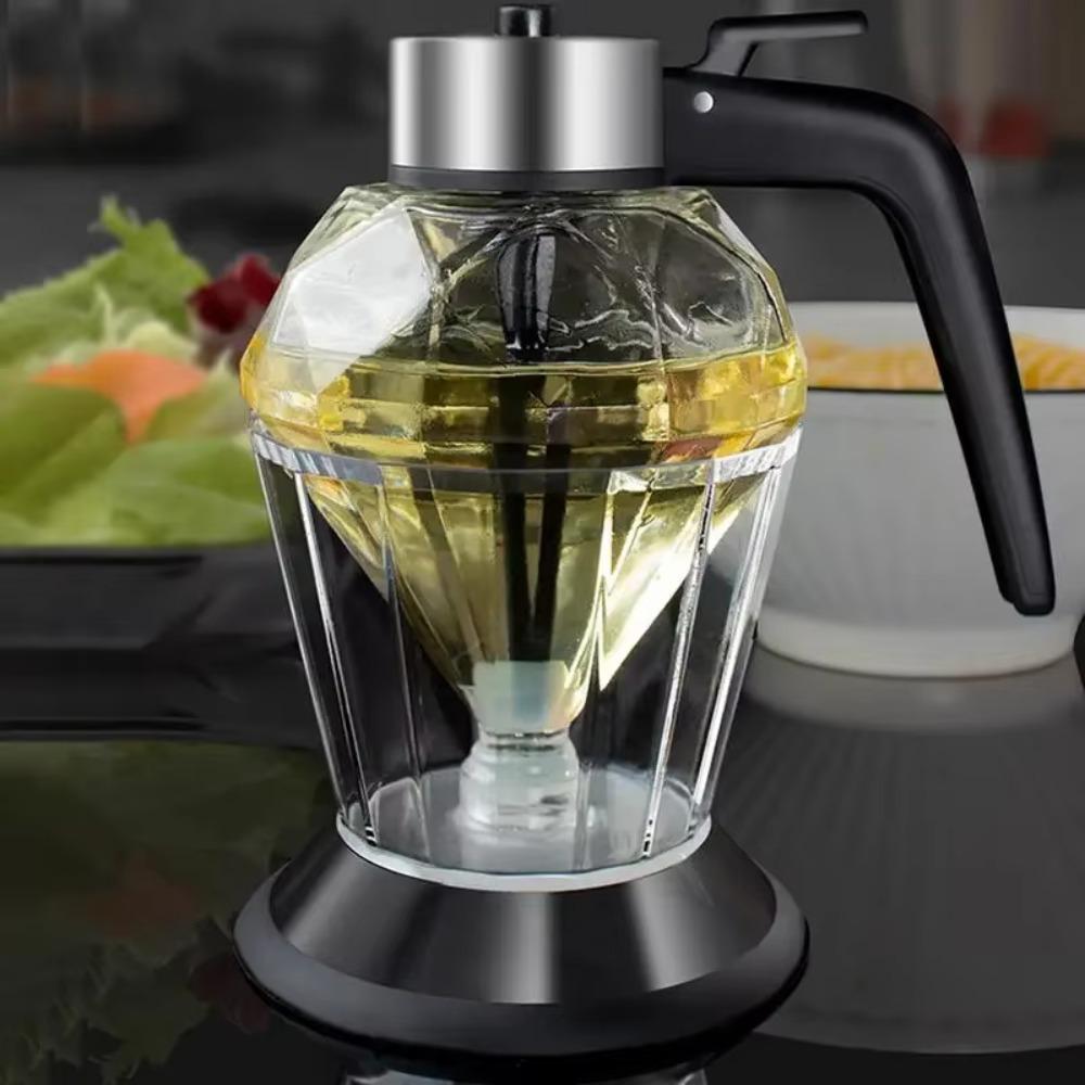 Clear  Shaped Honey Dispenser Glass Syrup Dispenser Practical Oil Dripper  Kitchen Gadgets