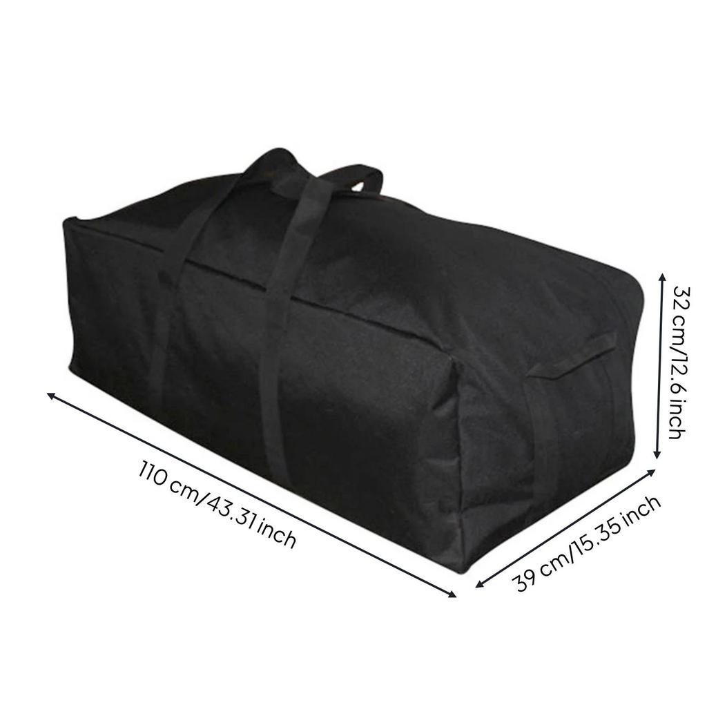 Soft-Sided Cargo Duffel 600D Oxford Cloth Travel Bag PU Coated Sports