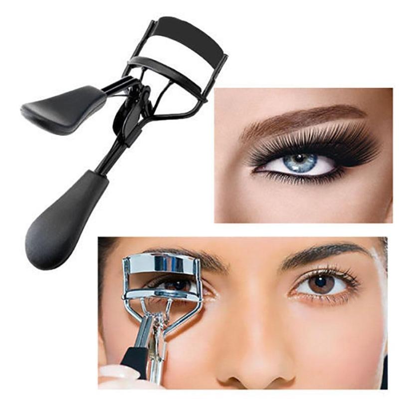 1 Pcs Ultra Wide Angle Eyelash Curler with Built-in Rubber Pad and Auxiliary Curler Shaping Tool for Women's Beauty Accessories