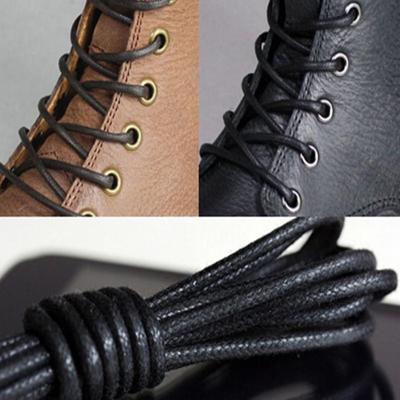 Cordones de zapatos redondos encerados Cordones de zapatos Brogues de cuero Multicolor 27.6